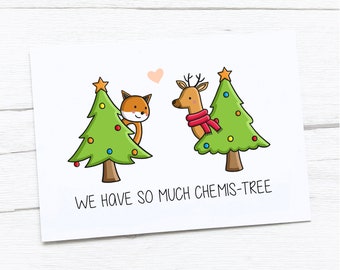 Happy Christmas Card | Merry Christmas | Chemistry