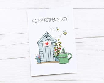Happy Fathers Day Card | Dad Card | Father’s Day Gift | Shed | Grandad