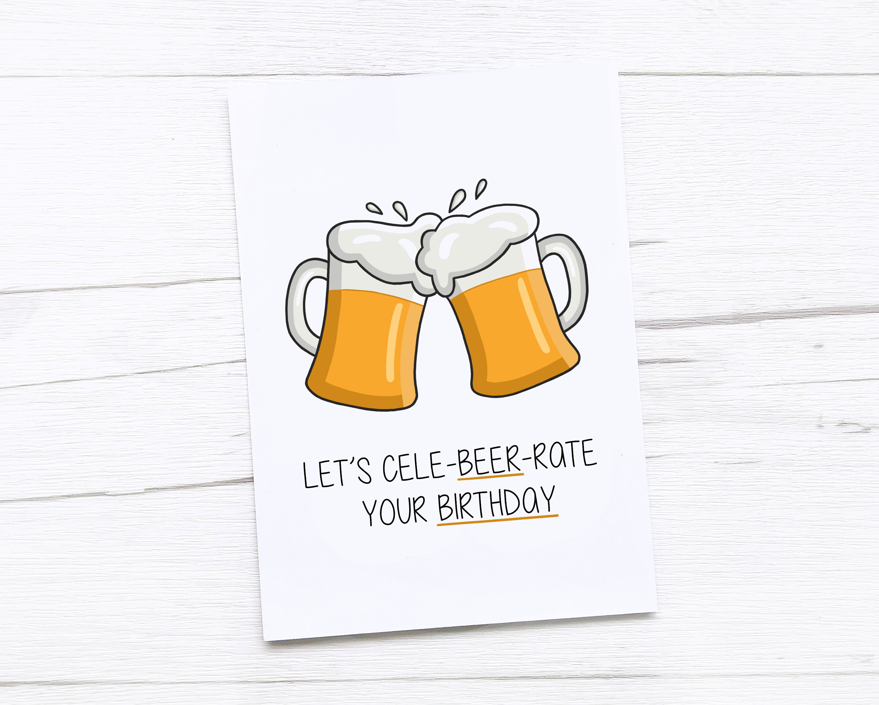 Joyeux Anniversaire Biere Etsy France