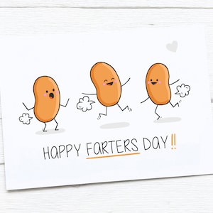 Happy Fathers Day Card | Dad Card | Beans