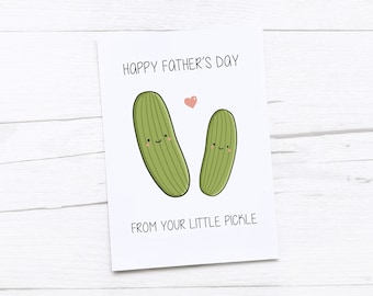 Happy Fathers Day Card | Dad Card | Father’s Day Gift | Pickle