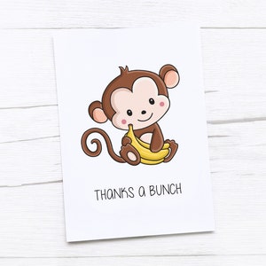 de remerciements | Merci beaucoup | Singe