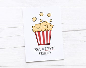 Happy Birthday Card | Popcorn