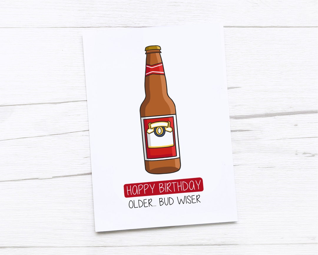 Happy Birthday Card | Beer - Etsy