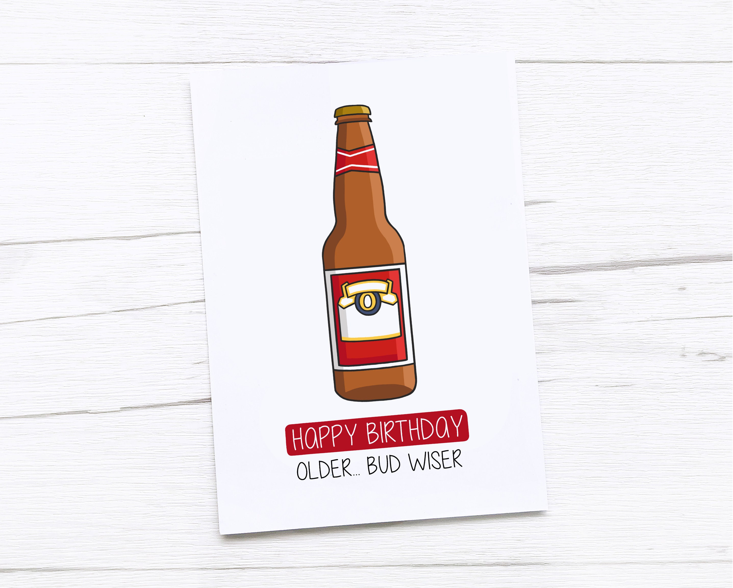 Alles Gute zum Geburtstag Karte Bier Etsy