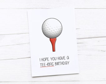 Golf Happy Birthday Etsy France