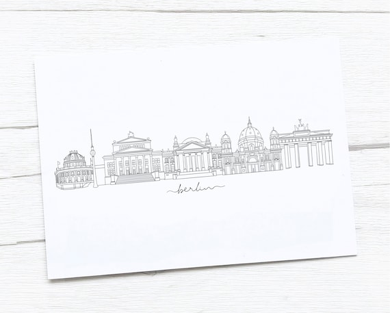 Berlin Skyline | Berlin Art Print