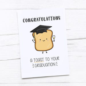 Tarjeta de graduación / Tarjeta de felicitación / Regalo de graduación / Brindis