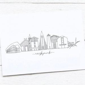 Reykjavik Skyline | Reykjavik Art Print
