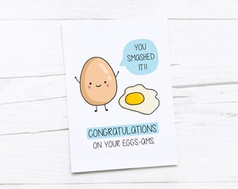 Congratulations on your Exams Card | Well Done Exams