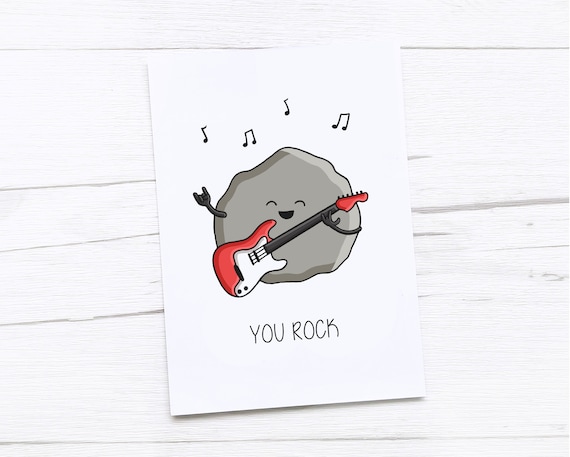 Thank You Card | Thanks Card | You Rock