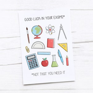 Bonne chance pour vos examens | Aide aux examens | Bonne chance | École