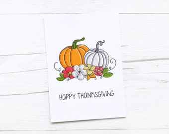 Carte Joyeux Thanksgiving | Citrouilles