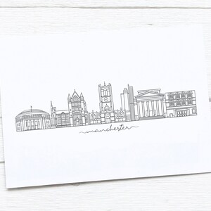 Manchester Skyline | Manchester Art Print