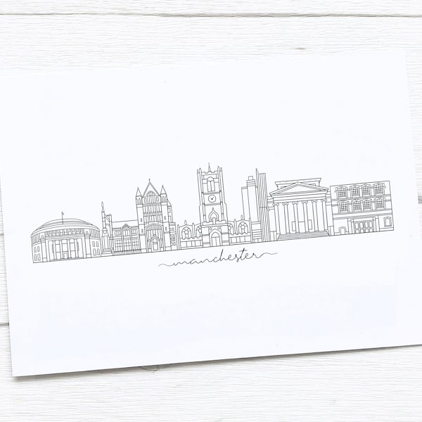 Manchester Print Etsy UK