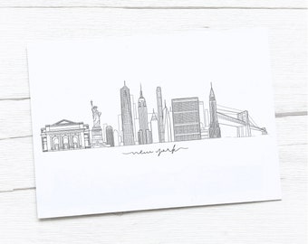 New York Skyline | New York Kunstdruck