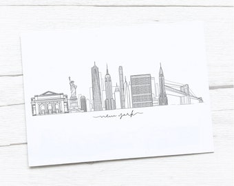 New York Skyline | New York Art Print