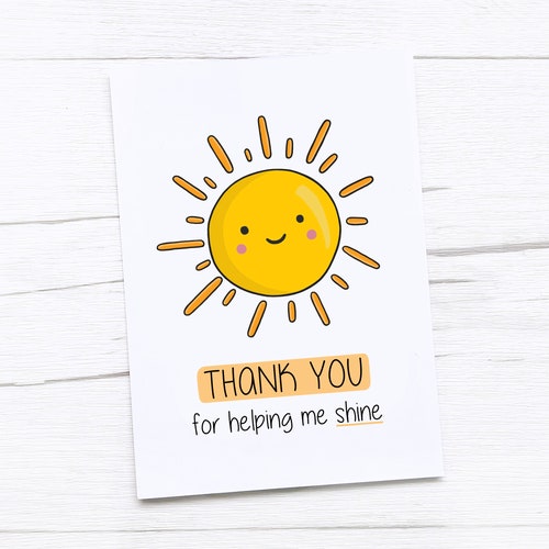 Merci professeur carte de vœux | Ensoleillement