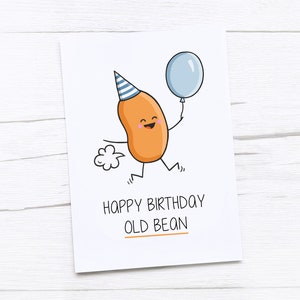 Tarjeta de feliz cumpleaños / Frijol viejo / Pedo / Frijoles