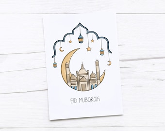 Eid Mubarak Card | Happy Eid Card | Eid al-Adha