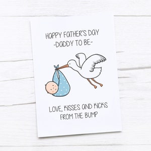 Tarjeta del Día del Padre Feliz / Tarjeta de Papá / Tallo / Papá para Ser / Papá para Ser