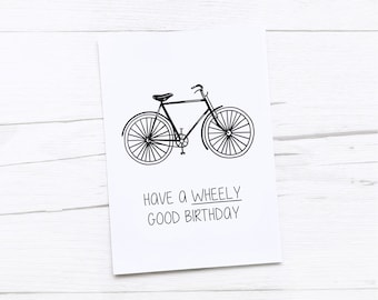 Happy Birthday Card | Bike | Cycling