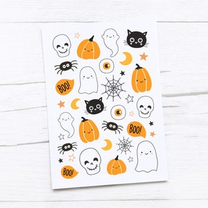 Wesołego Halloween Card | Wzór Halloween | Jesienna kartka urodzinowa