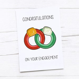 Verlovingskaart | Gefeliciteerd kaart | Snoepjes | Ringen