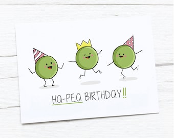 Tarjeta de feliz cumpleaños / cumpleaños de Ha-Pea