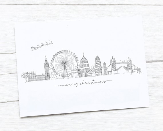UK Greetings Weihnachtskarte Für Ehemann – Mit Süßem Skizzen-Design Und Metallfolie, Inkl. Umschlag
