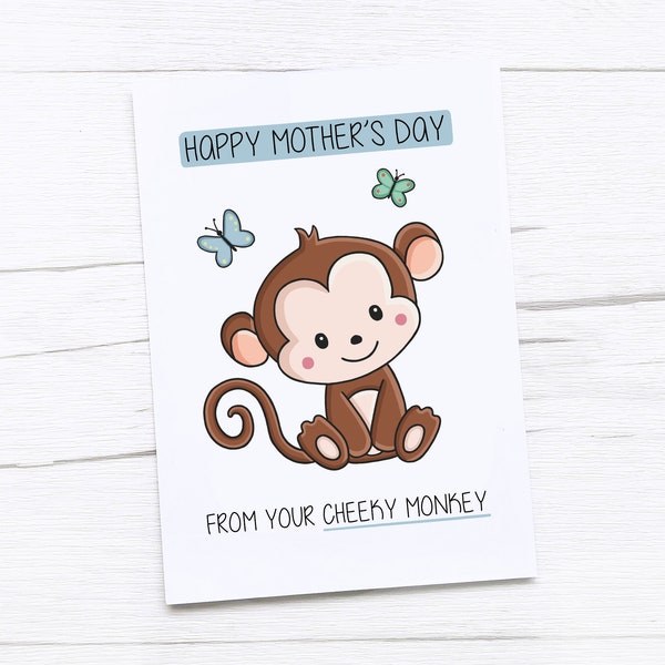 Happy Mother’s Day Card | Cheeky Monkey