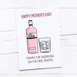 Tarjeta Feliz Día de la Madre / Ginebra