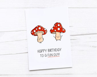 Kartka urodzinowa | Fun Guy | Fungi