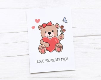 Happy Mother’s Day Card | Bear | I Love You