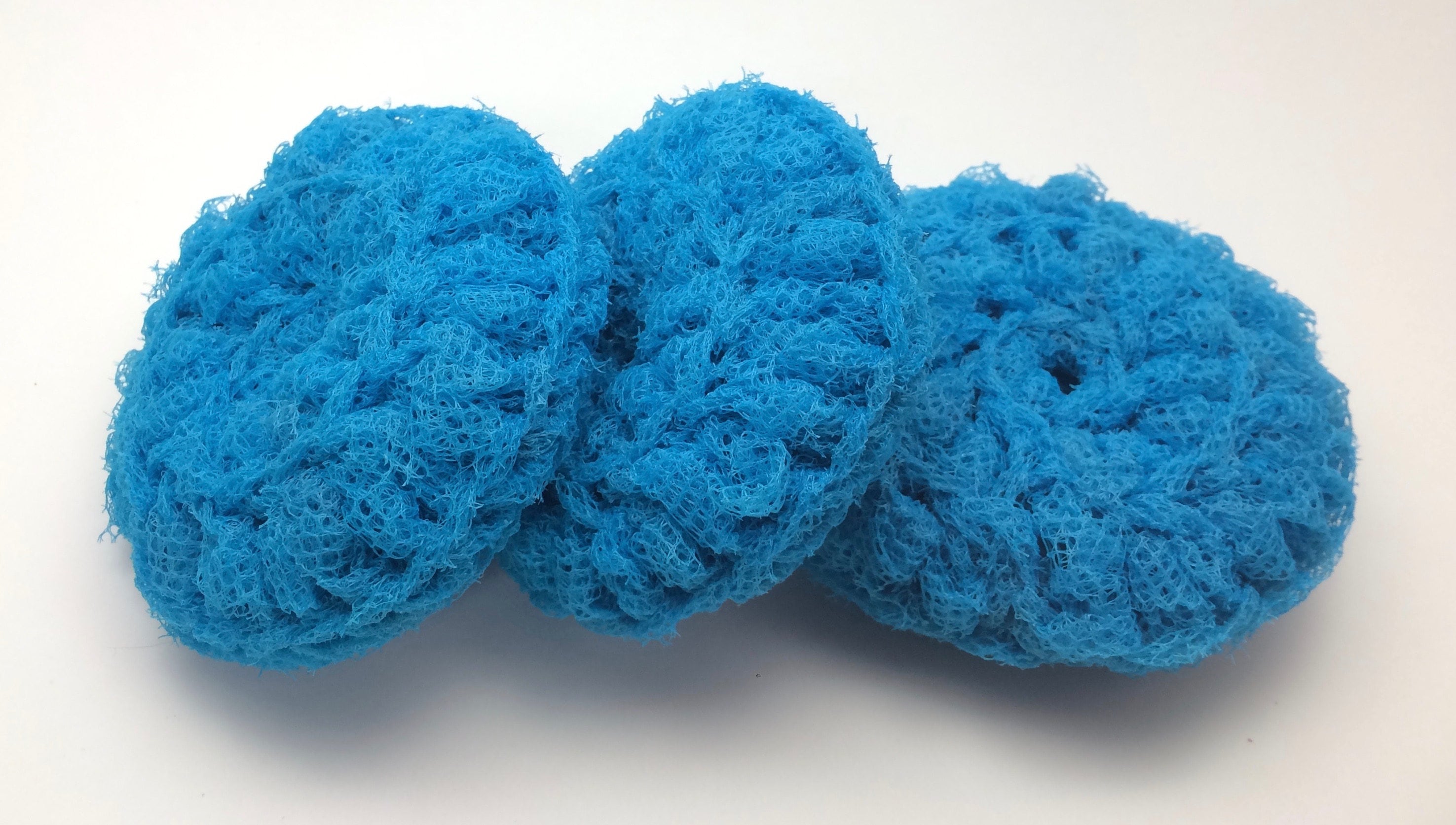 Pot Scrubber / Vegetable Scrubber / Dish Scrubbies / Blue Etsy