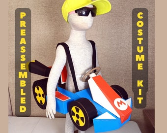 Actual preassembled Mario kart costume for kids