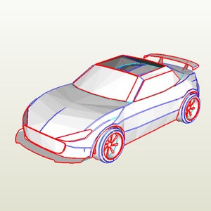 Racing car costume for kids digital templates for cardboard build