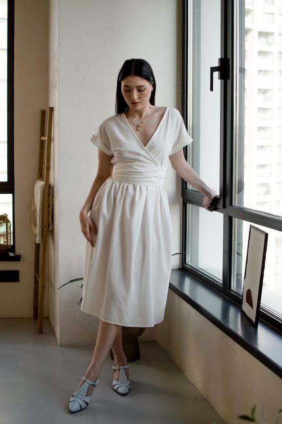 LONG Linen Dress, Organic Linen Dress, Ukrainian Fabric Comfortable Summer Linen Dress, Short Sleeve White Linen Dress Gift For Mom LONG Linen Dress, Organic Linen Dress, Ukrainian Fabric Comfortable Summer Linen Dress, Short Sleeve White Linen Dress Gift For Mom