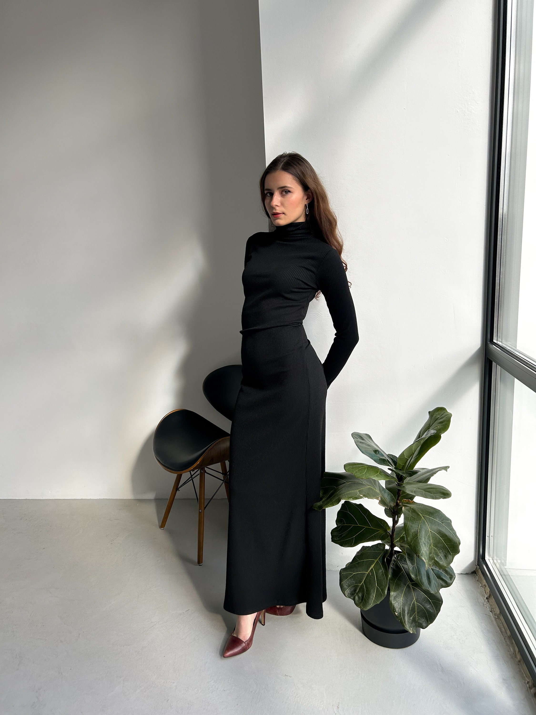 Long jersey dresses uk clearance