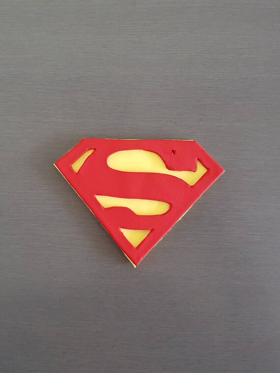 1 X Superman Cake Topper Superhero Cake Topper Superhero Etsy