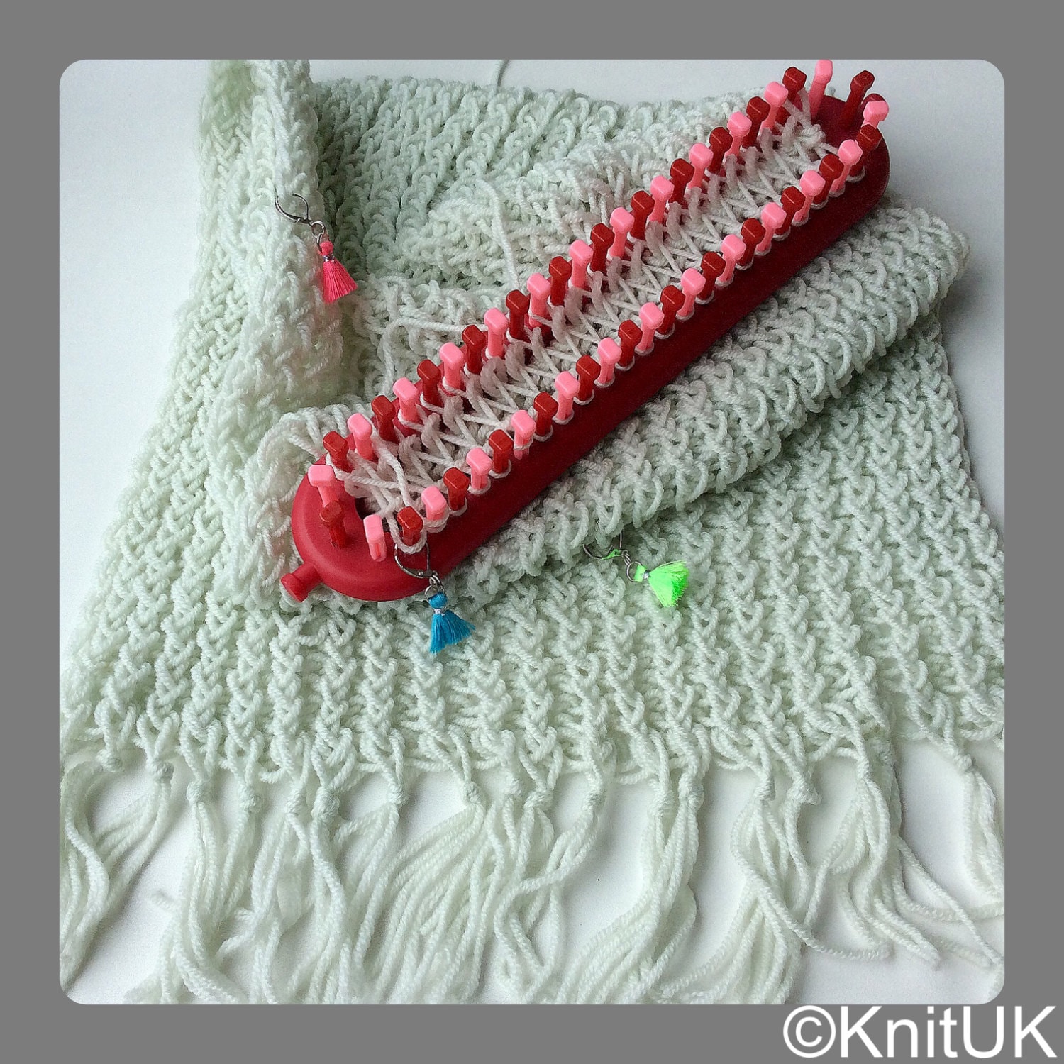 Knituk Long Knitting Loom Set of 4. Extrapegs Included. Etsy