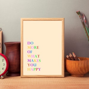 Mehr von was macht Sie Lächeln, Geburtstag, Muttertag, Motivation, Zitate, Wand-Digital Druck, minimale Druck, Dekoration, Kinderzimmer zu tun