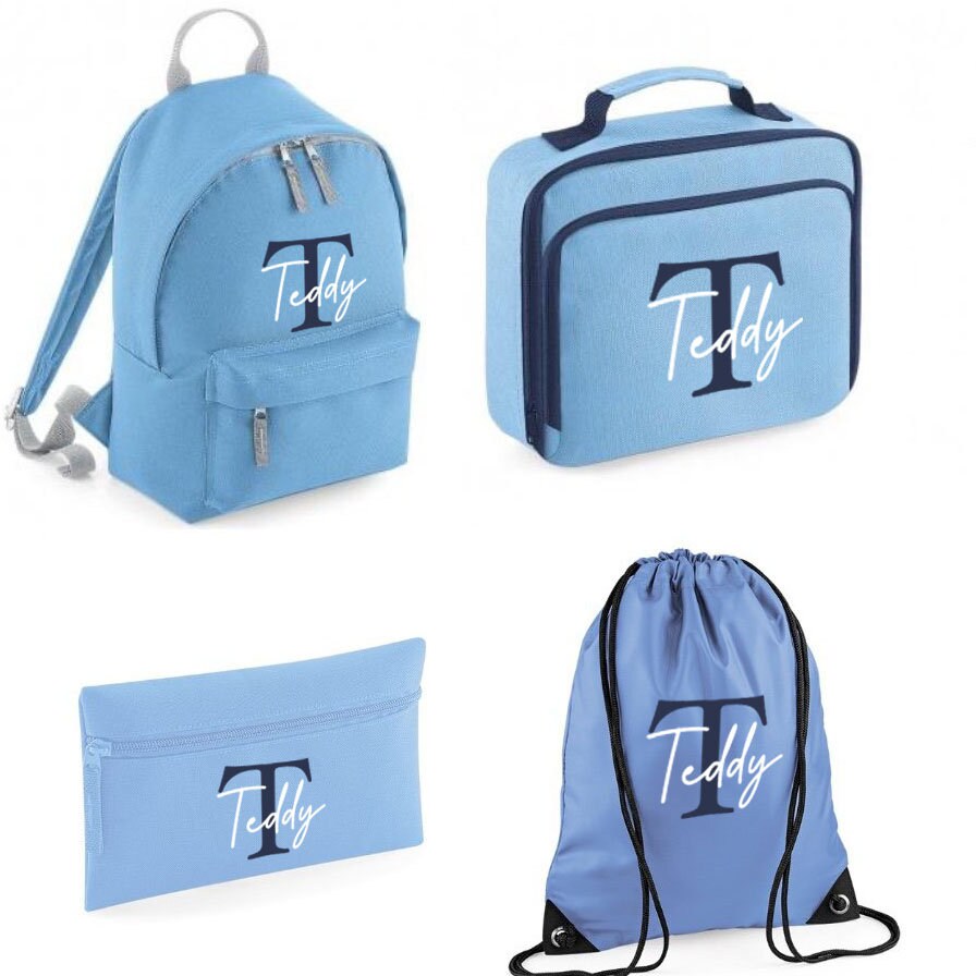 Personalised School Bag Etsy UK