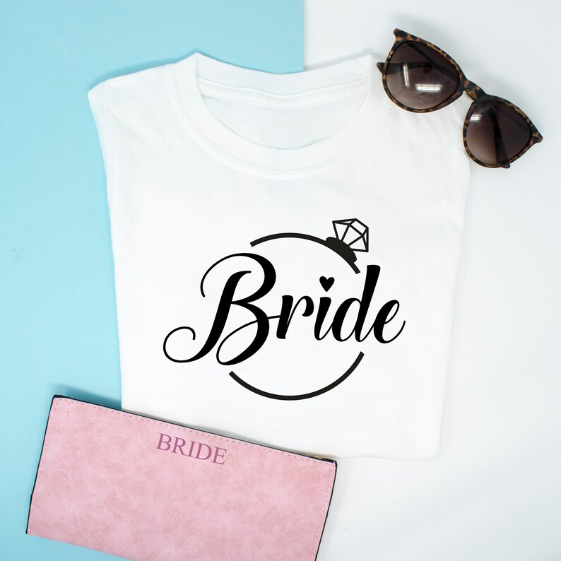 Wedding Hen Party T Shirt Unicorn Print Womens Bachelorette Casual Top Tee