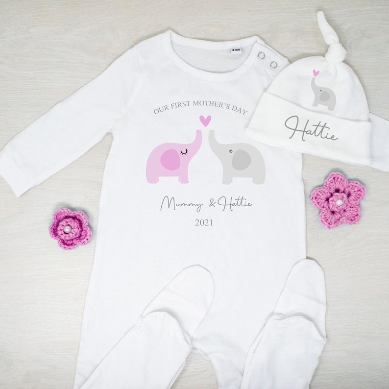 Our First Mother/'s Day Baby Romper Mother and Baby Gifts New Mum Mother/'s Day Gifts First Mother/'s Day Baby Vest Mother/'s Day Gifts