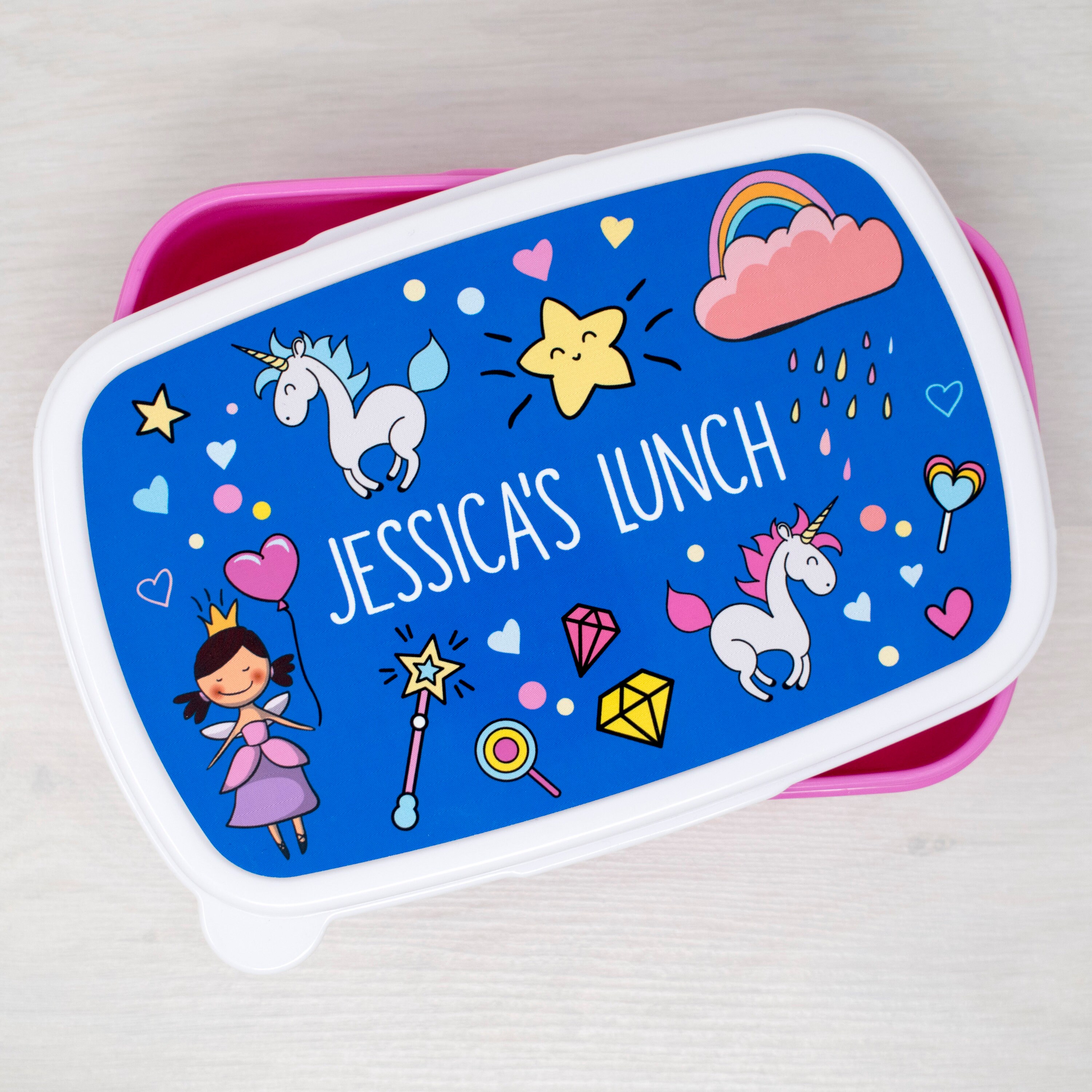 Personalised Magical Unicorn Lunch Box For Kids Food Storage | Etsy