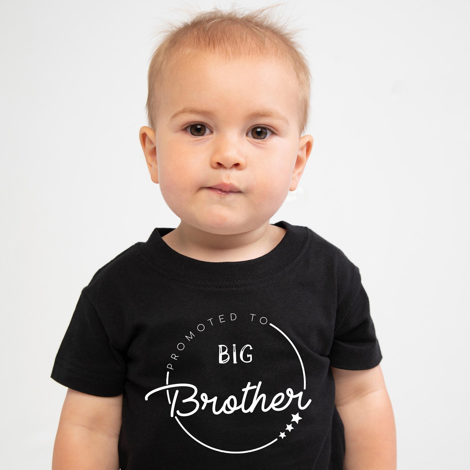 Promoted to Big Brother Toddler/baby Tshirt Personalised Big Etsy