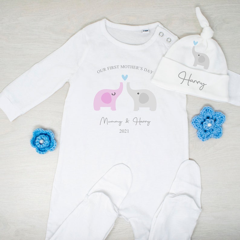 Our First Mother/'s Day Baby Romper Mother and Baby Gifts New Mum Mother/'s Day Gifts First Mother/'s Day Baby Vest Mother/'s Day Gifts