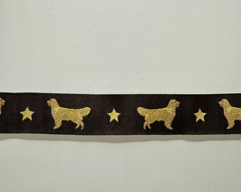 Webband Hund Hunde Golden Retriever 22mm