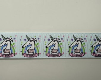 Ribbon webbing dog dogs greyhound unicorn 38 mm